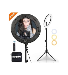 Ring Liğht Led 5500kw 18inch Makyaj Çekimleri Makeup Çekimleri Sac Çekimler Youtuber Kit
