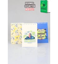 x Dekomus Lisanslı Stitch Mini Vibe Collection "Tekli" A7 Spiralli Bloknot "Dekomus Cep Defteri Hediyeli"