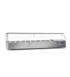 Dampak Soğutmalı Set Üstü Salad Bar 9 Küvet 180 x 35 x 40 (cm)