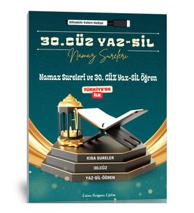 30.Cüz YAZ-SİL Kur’an-ı Kerim YAZ-SİL Kitabı