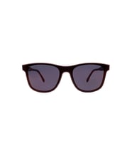 Lacoste Unisex Güneş Gözlüğü - Dikdörtgen Bordo Kemik Çerçeve Mor Degrade Cam, UV400 L907S 615