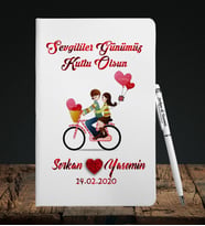 Sevgililer Gününe Özel Defter Kalem Seti 30