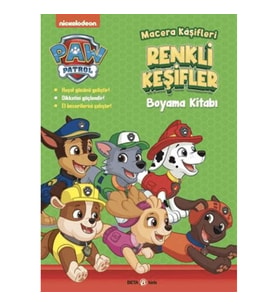 Paw Patrol Macera Kaşifleri Renkli Keşifler Boyama Kitabı