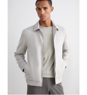 LCW Vision Bej Slim Fit Gömlek Yaka Süet Erkek Ceket