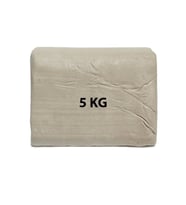 Beyaz Kil Seramik Hamuru 5000 gr Beyaz Seramik Hamuru 5 Kg Doğal Kil Çamuru 5000 gram Oyun Çamuru