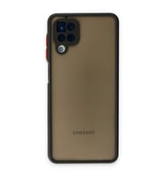 Galaxy A12 Kılıf Montreal Kapak - Siyah