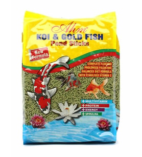 Ahm Koi Goldfish Green Sticks Balık Yemi 1 KG