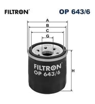FILTRON OP6436 Yag Filtresi 152009645R 152085758R