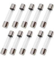 3A Büyük Cam Sigorta 6x30mm - 10 Adet