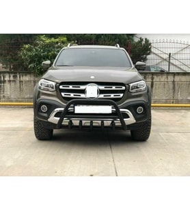 Mitsubishi L200 Uyumlu Ön Tampon Koruma Demiri 2007+ / 2020+ Siyah Pwt03 Parça