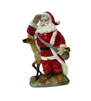 Dekoratif Polyester Tekli Noel Baba Biblo