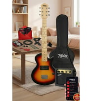 Midex CEG-34SB 5-8 Yaş Çocuklar İçin Amfili Full 1/2 34 İnç Elektro Gitar Seti Sunburs