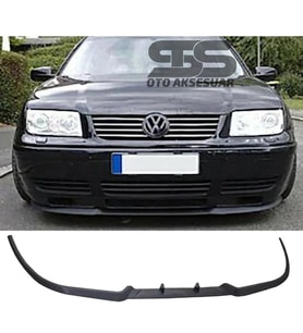 Vw Bora Cupra R Uyumlu Ön Lip Mat Siyah Ön Tampon Lip