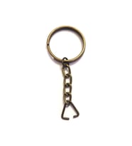Northcity Anahtarlık Halkası - Antik Üçgen Tasarım 24mm Metal Anahtarlık Aksesuarı