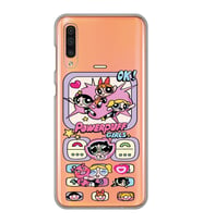 Samsung Galaxy A50 - A30S Uyumlu Powerpuff Girls Tasarımlı Şeffaf Telefon Kılıfı
