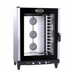 Unox BakerLux Konveksiyonel Fırın - Buharlı - Manuel (10-40x60 tepsi kapasiteli) - Gazlı - XB 813 G