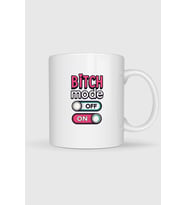 Bitch Mode On-Off Tasarımlı Kupa Bardak
