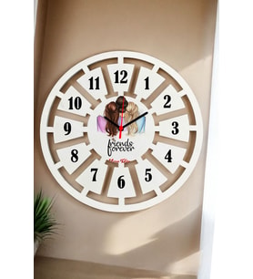 En İyi Arkadaşa Hediye Duvar Saati 40cm 002 (Beyaz)