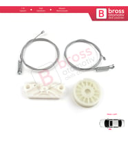 Mercedes CLK Class MK2 W209 C209 A209 2002-2009 2-Kapı A2096700103 İçin Arka Sol Cam Kriko Seti