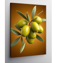 Kanvas Tablo Zeytin Dalı Doğallığı