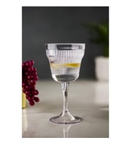 Akrilik Şeffaf Tekli Kadeh & Su Meşrubat Kahve Yanı Bardağı 300 ml ( Cam Değildir )
