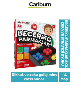 Zeka Geliştirici Oyun Eğitici Öğretici Okuma Yazma Becerikli Parmaklar Akıl Strateji Oyunu