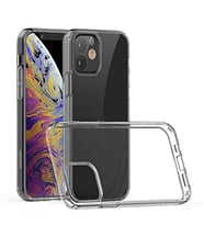 Coverzone iPhone 12 Mini ?le Uyumlu K?l?f Transparan Z-Coss GlassElegance TPU Tam Koruma Arka Kapak ?effaf Renk