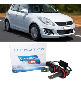 Suzuki Swift Led Xenon Uzun+Kısa Far Ampulü H4 Ultimate 9500 Lumens Yeni Seri Beyaz 2005-2022
