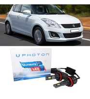Suzuki Swift Led Xenon Uzun+Kısa Far Ampulü H4 Ultimate 9500 Lumens Yeni Seri Beyaz 2005-2022