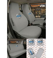 Volvo Logolu Oto Koltuk Kılıfı Ön Arka Set – Penye Likralı Universal Koltuk Koruyucu Servis Kılıfı