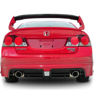 Honda Civic Fd6 Mugen RR Arka Ek Mat Siyah Sağ Sol Tek Egzoz Çıkışlı 2006 2007 2008 2009 2010 2011