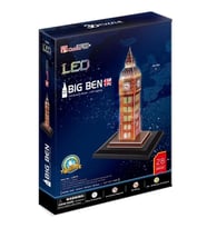 CubicFun 3D 28 Parça Puzzle Big Ben Saat Kulesi - İngiltere(Led Işıklı)