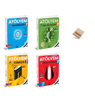 Arı 7. Sınıf 2027 Maarif Atölyem Serisi Matematik Fen Türkçe ve Sosyal 4lü Set + Telefon Standı