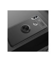 Huawei Honor 8C Uyumlu Kılıf Zore Ravel Silikon Kapak (Siyah)