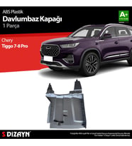 S-Dizayn Chery Tiggo 7-8 Pro Sol Teker Boşluğu Davlumbazı Plastik Koruma Kapağı ABS Plastik 2022 Üzeri A+ Kalite (Karışık)
