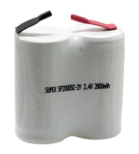 Ayt 2 li Yanyana 2.4 Volt 2000 mAh Süpürge Pili Şarjlı Süpürge Pili 2.4v Pilli Tüm Modellere Uygun