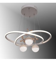 TT310-3TPL-BY TT Aydınlatma Trio Modeli Mat Beyaz 3 Toplu 3 Renk Modüllü Ledli Avize