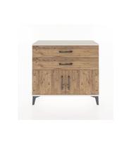 Arges Şifonyer Tek Raflı 2 Çekmeceli 2 Kapaklı 88x30x80 Aytaşı-Çam