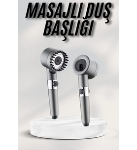 Masaj Etkili Turbolu Çok Fonksiyonlu Filtreli Duş Başlığı Yeni Nesil