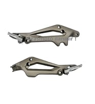 Mondial Drift L ,Kd 125F ,Kiden Basamak Braketi Takımı Sağ Sol ,Arka Basamaklar Dahil _Supermoto (Renksiz)