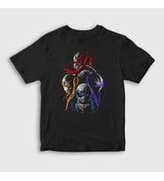 Presmono Unisex Çocuk Siyah Poster V2 Teenage Mutant Ninja Turtles T-Shirt 326229tt