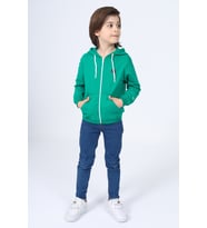 Toontoy Erkek Çocuk Baskılı Hırka (Koyu Yeşil)