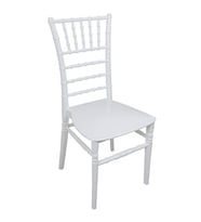 Mandella Silver Sandalye Tifany (6 adet) BEYAZ