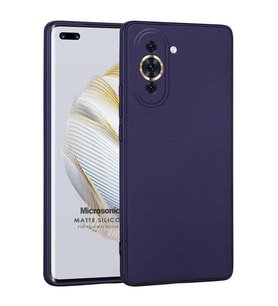 Microsonic Matte Silicone Huawei Nova 10 Pro Kılıf Lacivert