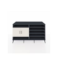 Kronos Konsol 7 Raflı 2 Kapaklı 176x59x99 Antrasit-Aytaşı/Çam