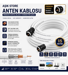 Premium Anten Kablosu 15 Metre