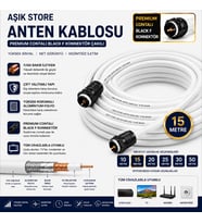 Premium Anten Kablosu 15 Metre