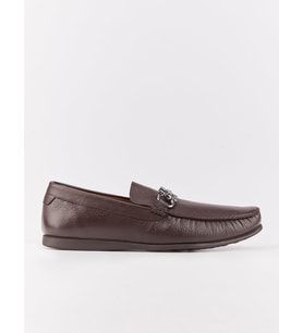 Hakiki Deri Kahverengi Erkek Loafer