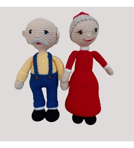 Aşık Çift Amigurumi Oyuncak