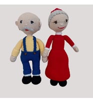 Aşık Çift Amigurumi Oyuncak